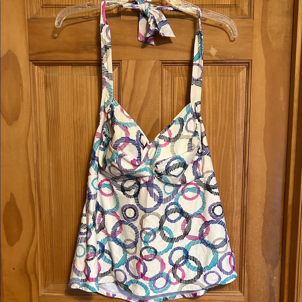 Women’s Catalina Swim Halter Top With Removable Pads Size 2X (18W-20W)
